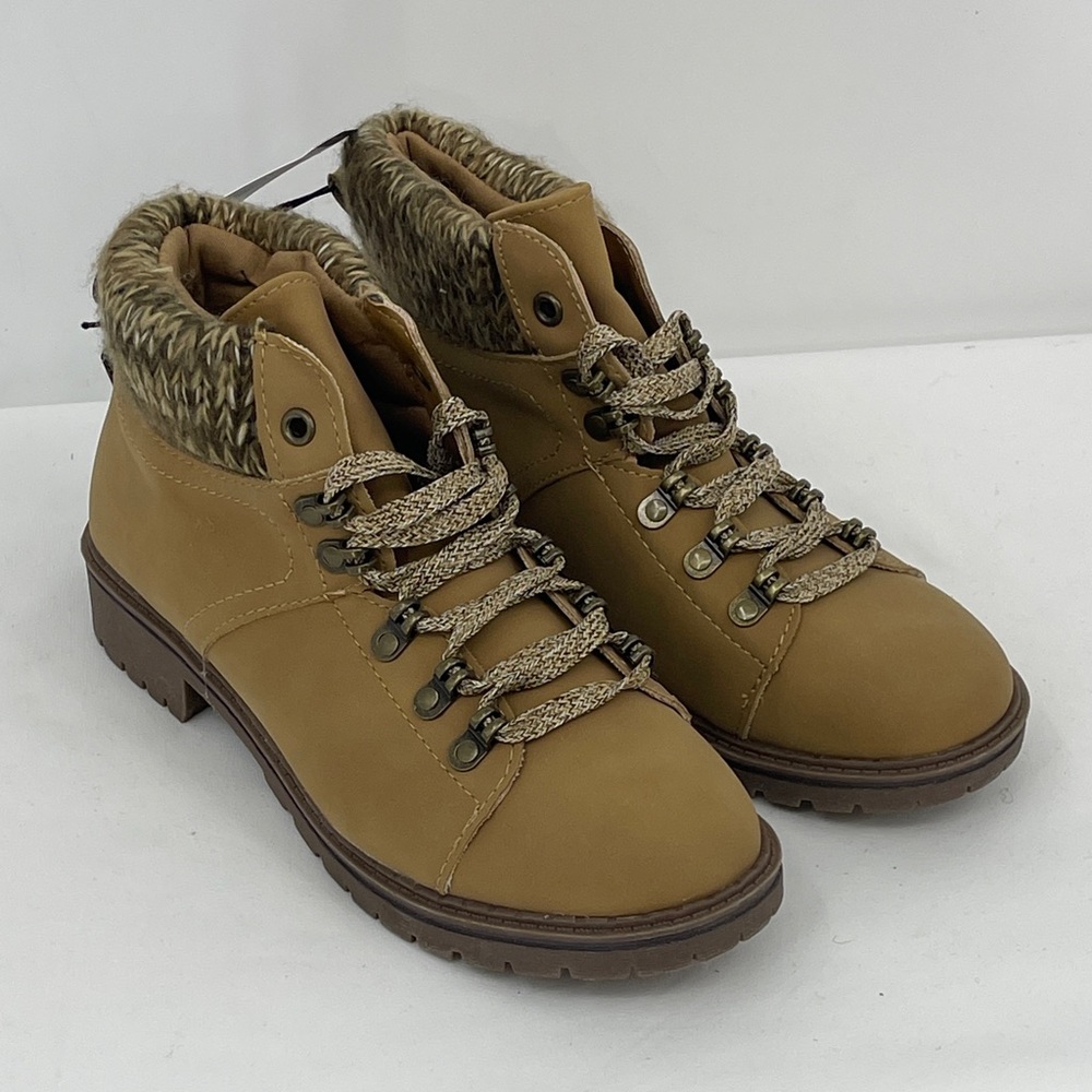 TIME AND TRU Tan Women's Ankle Boots SIZE 7 NWT